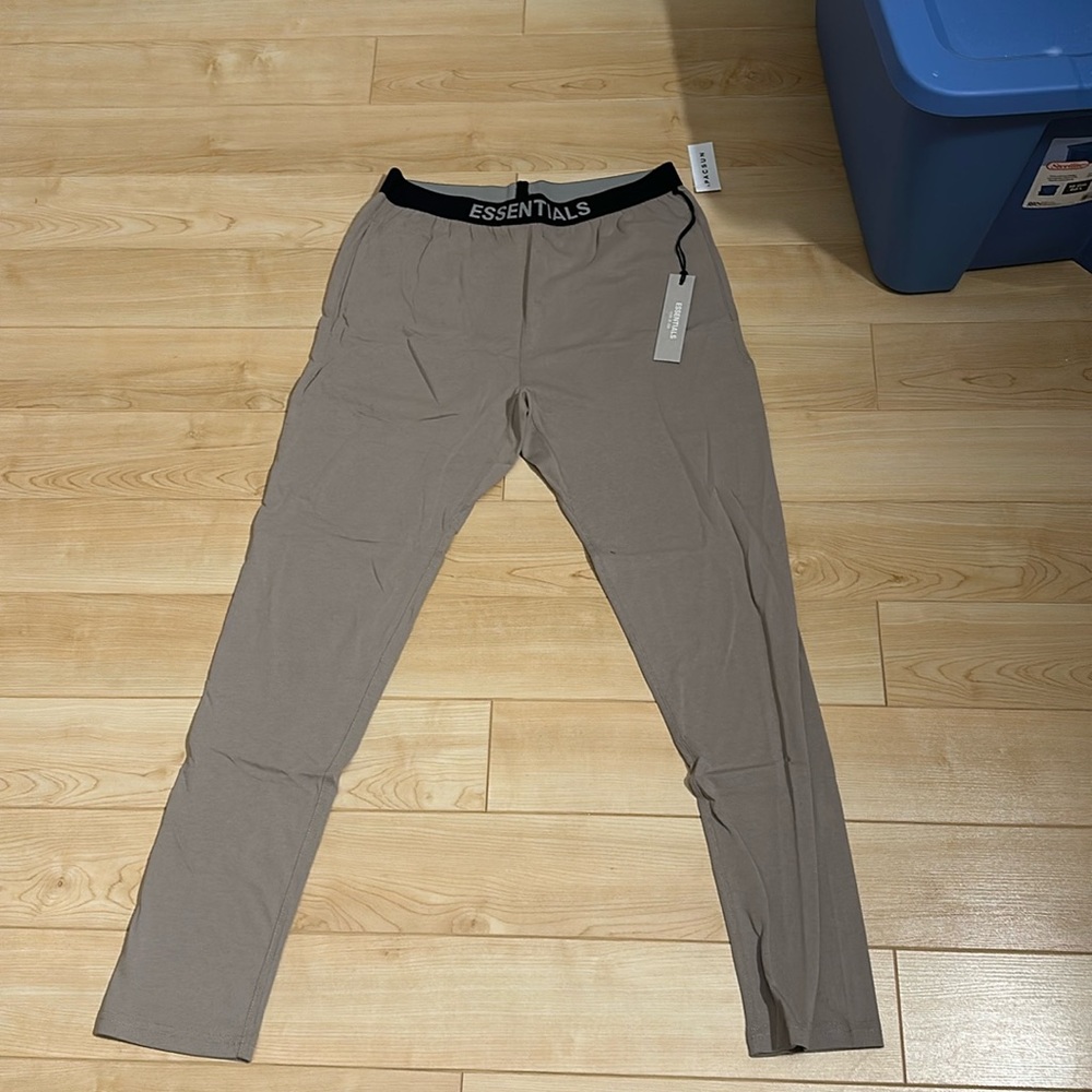 Fear of god essentials tan sweatpants